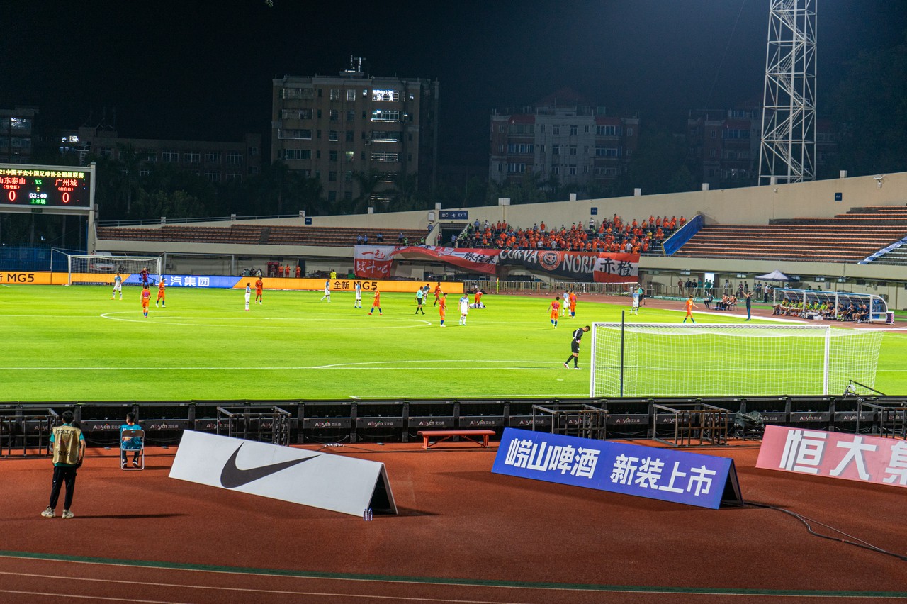 中超联赛比赛场景